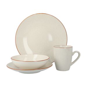 DINNERWARE SET 16PCS STONEWARE A. IVORY DINNERWARE SET 16PCS STONEWARE A. IVORY